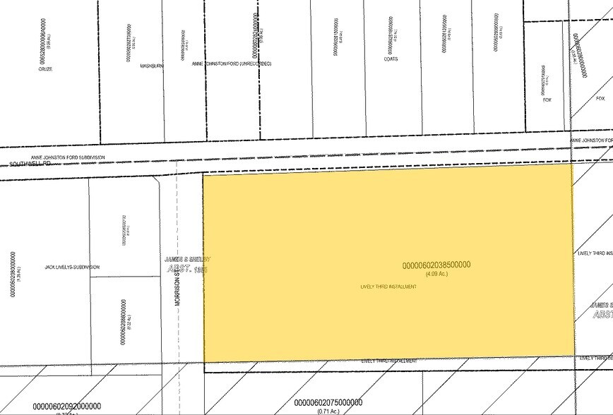 11127 Shady Trl, Dallas, TX à vendre - Plan cadastral - Image 2 de 5