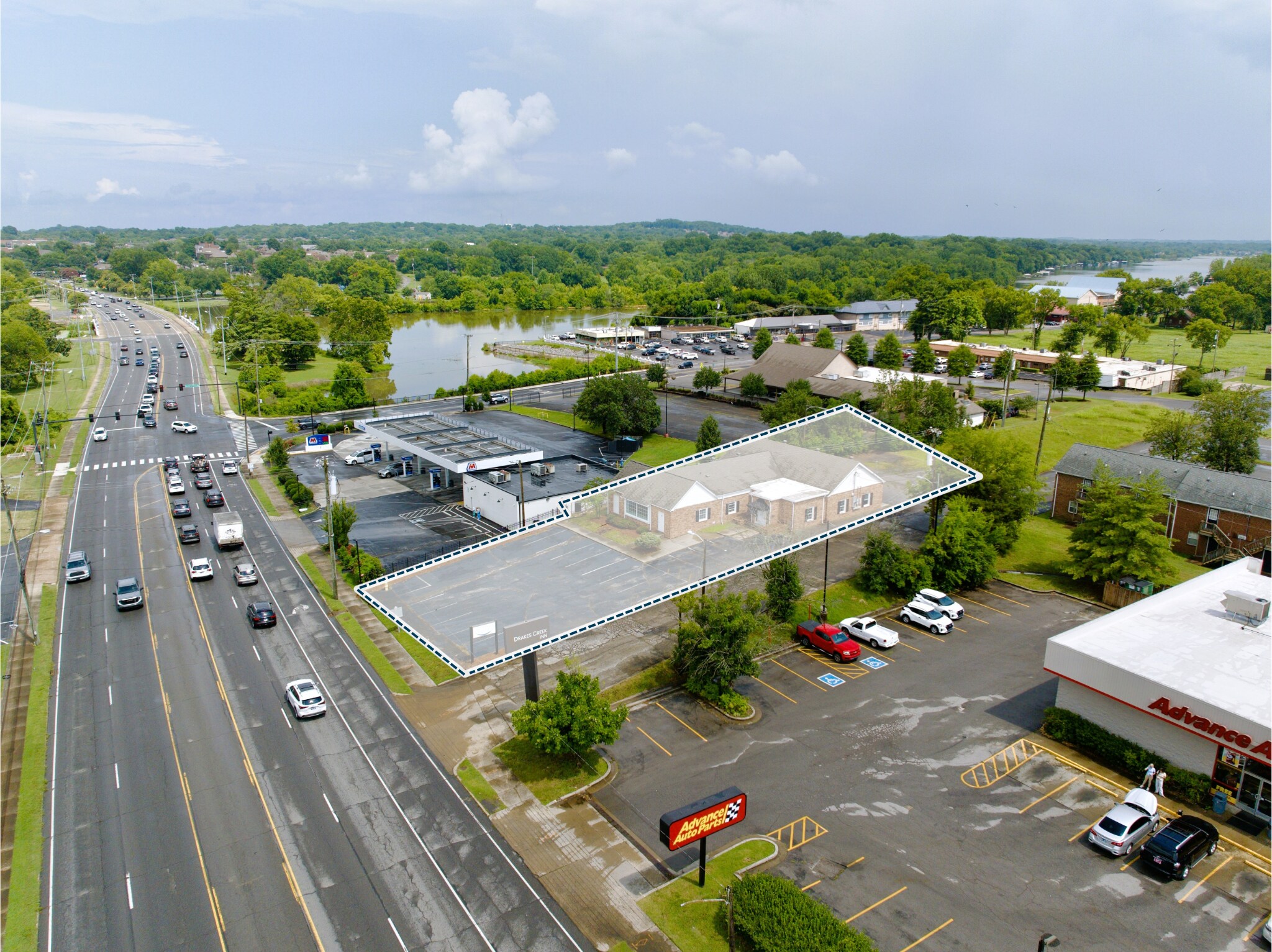 177 W Main St, Hendersonville, TN for lease Aerial- Image 1 of 6