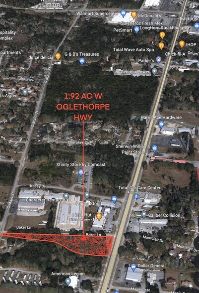 1.92 AC Oglethorpe, Hinesville, GA à vendre - Photo du bâtiment - Image 2 de 2