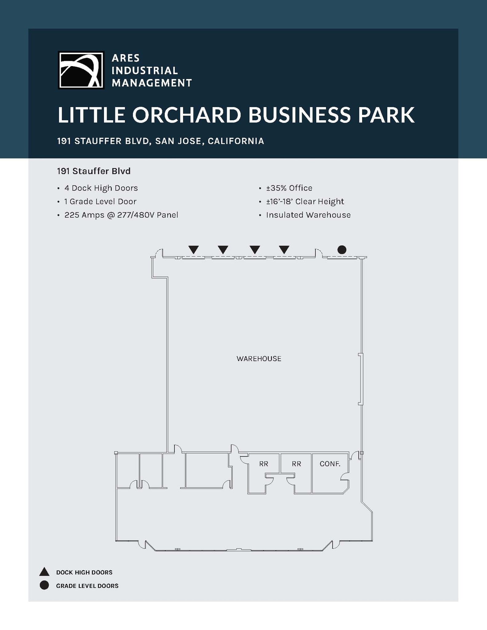 1712-1792 Little Orchard St, San Jose, CA à louer Plan d’étage- Image 1 de 2
