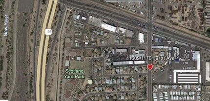 11609-11701 N 91st Ave, Peoria, AZ - AÉRIEN  Vue de la carte