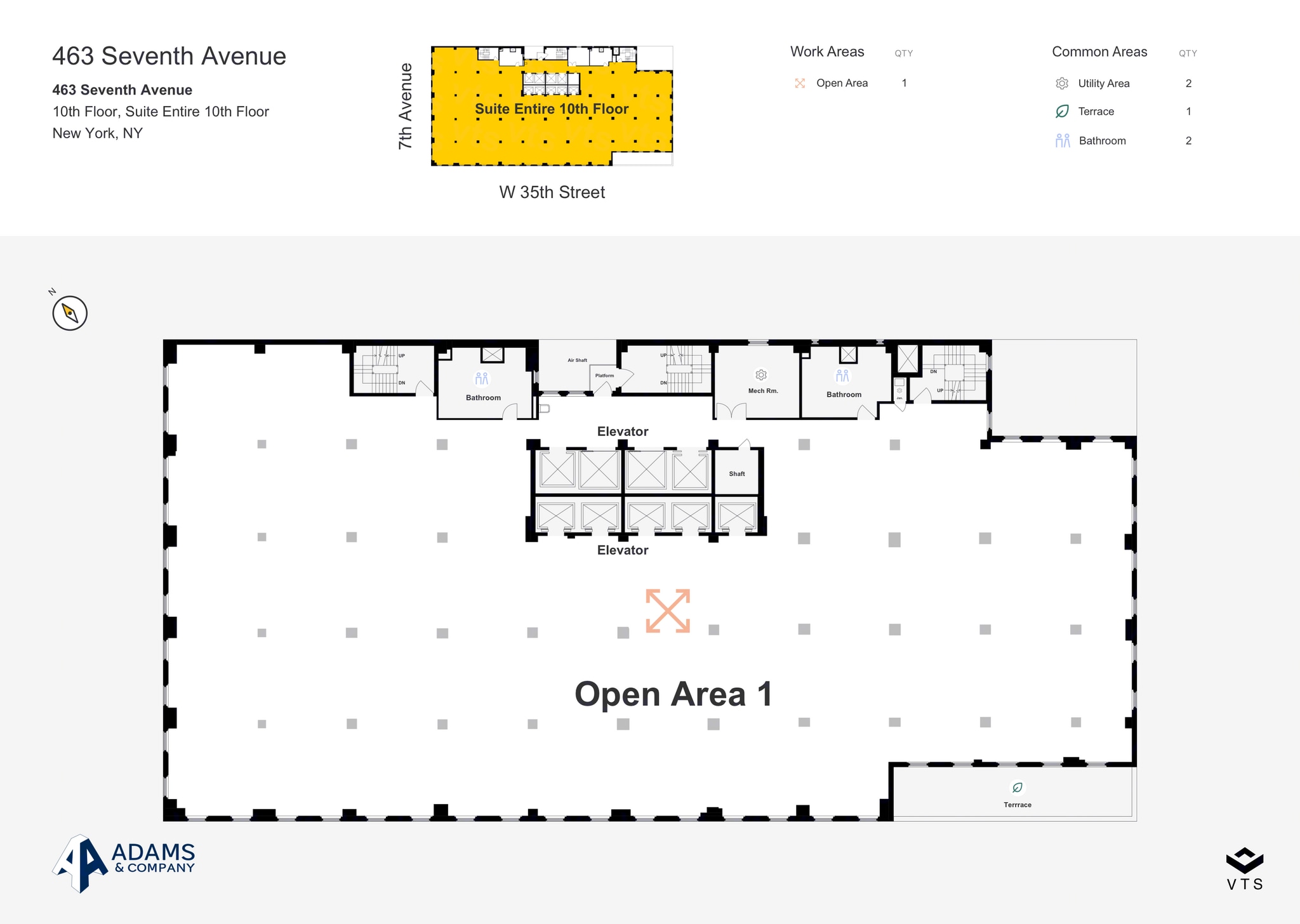 463 Seventh Ave, New York, NY for lease Floor Plan- Image 1 of 3