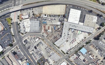 124-130 W Beach Ave, Inglewood, CA - AERIAL  map view