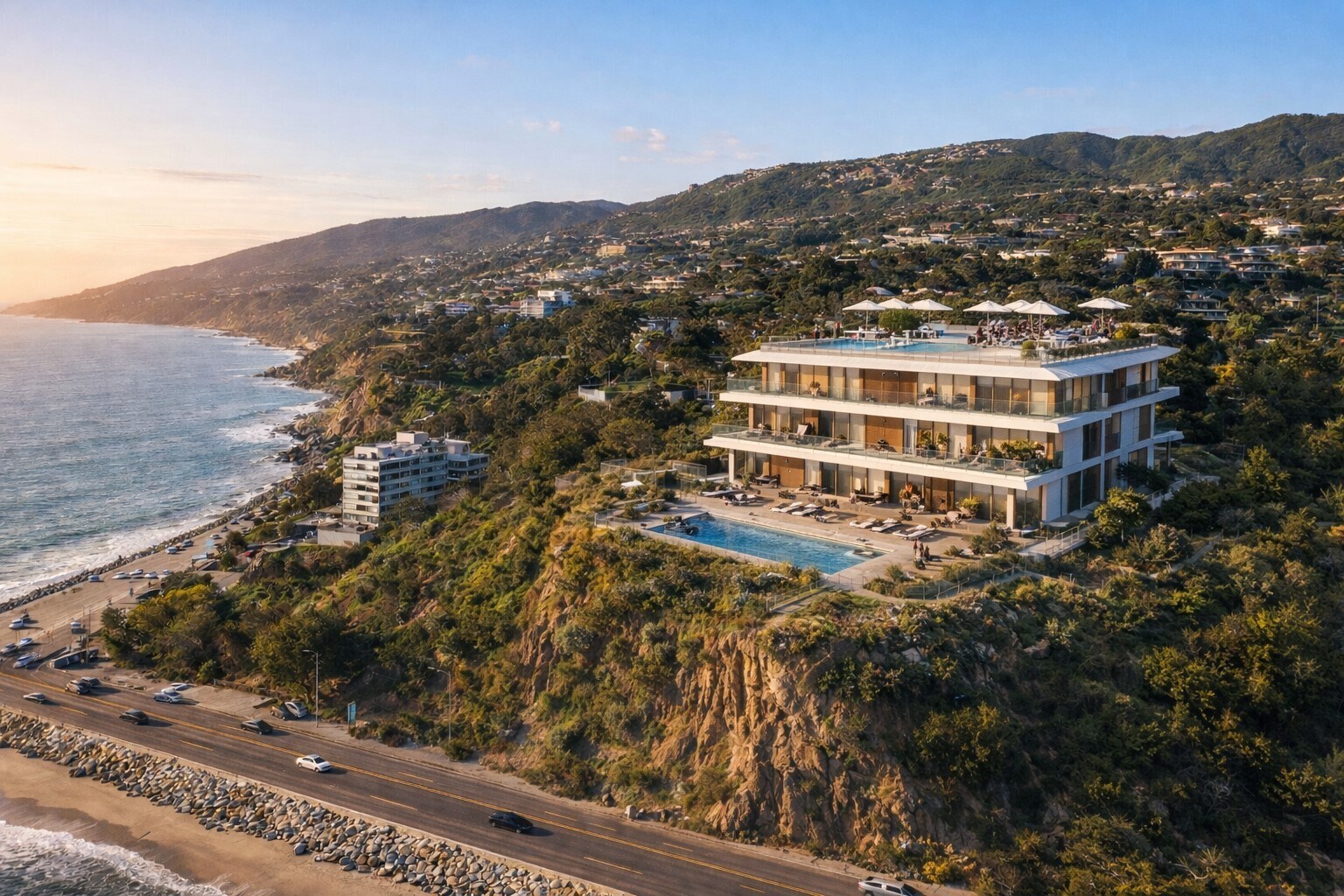 16974-17000 W Sunset Blvd, Pacific Palisades, CA à vendre Photo principale- Image 1 de 4