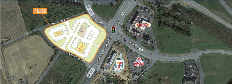 Tinkling Springs Rd and Expo Rd, Fishersville, VA for lease - Primary Photo - Image 1 of 1