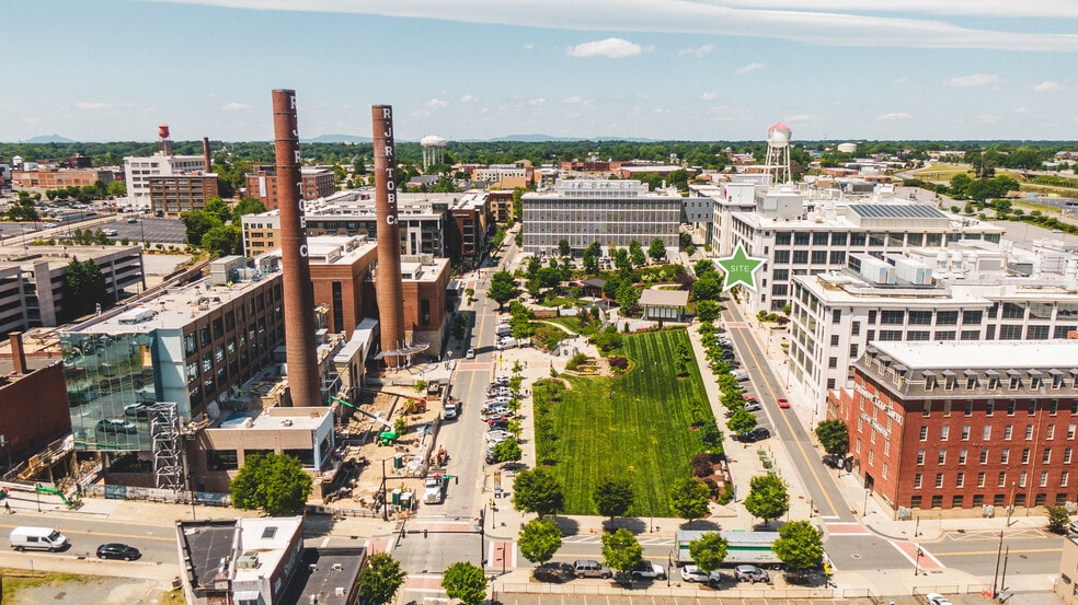 525 Vine St, Winston-Salem, NC for lease - Aerial - Image 3 of 17