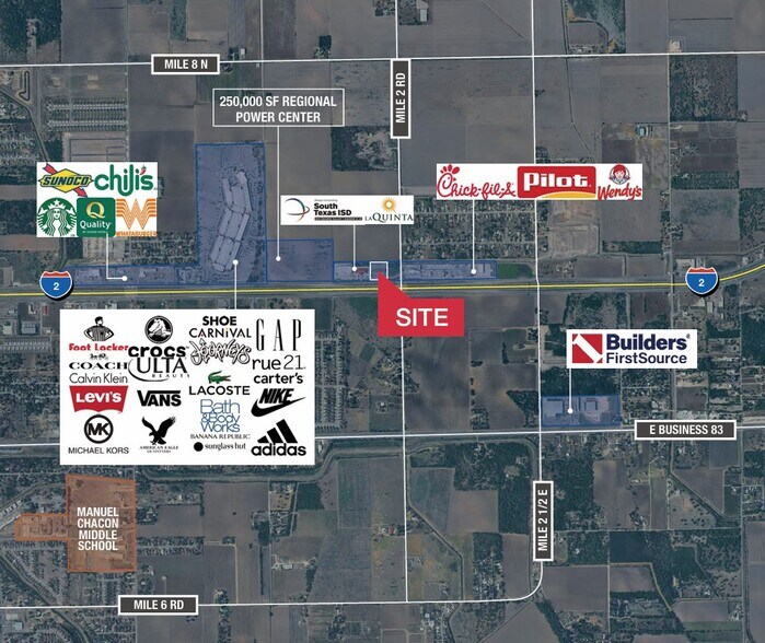 7013 E Expressway 83, Mercedes, TX à louer - Photo du bâtiment - Image 3 de 6