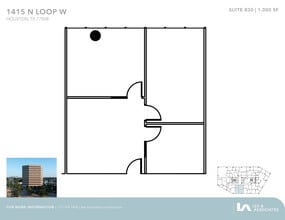 1415 North Loop W, Houston, TX for lease Floor Plan- Image 1 of 1