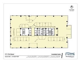 171 17th St NW, Atlanta, GA à louer Plan de site- Image 2 de 2