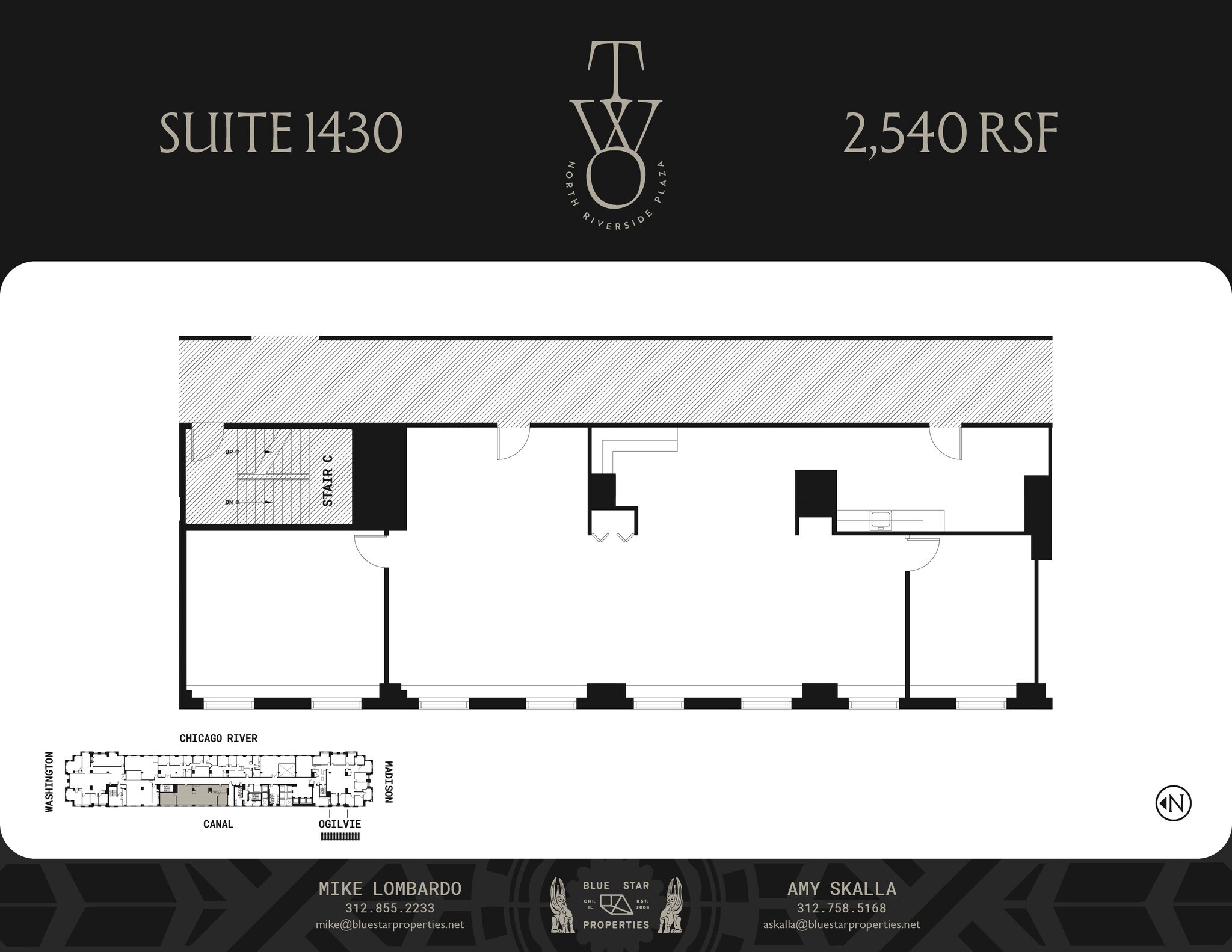 2 N Riverside Plz, Chicago, IL for lease Floor Plan- Image 1 of 1