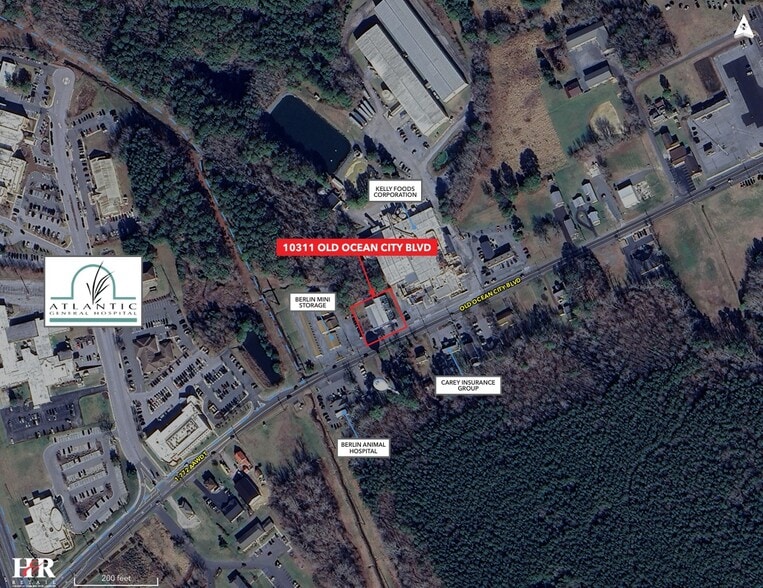 10311 Old Ocean City Blvd, Berlin, MD à vendre - Aérien - Image 3 de 3