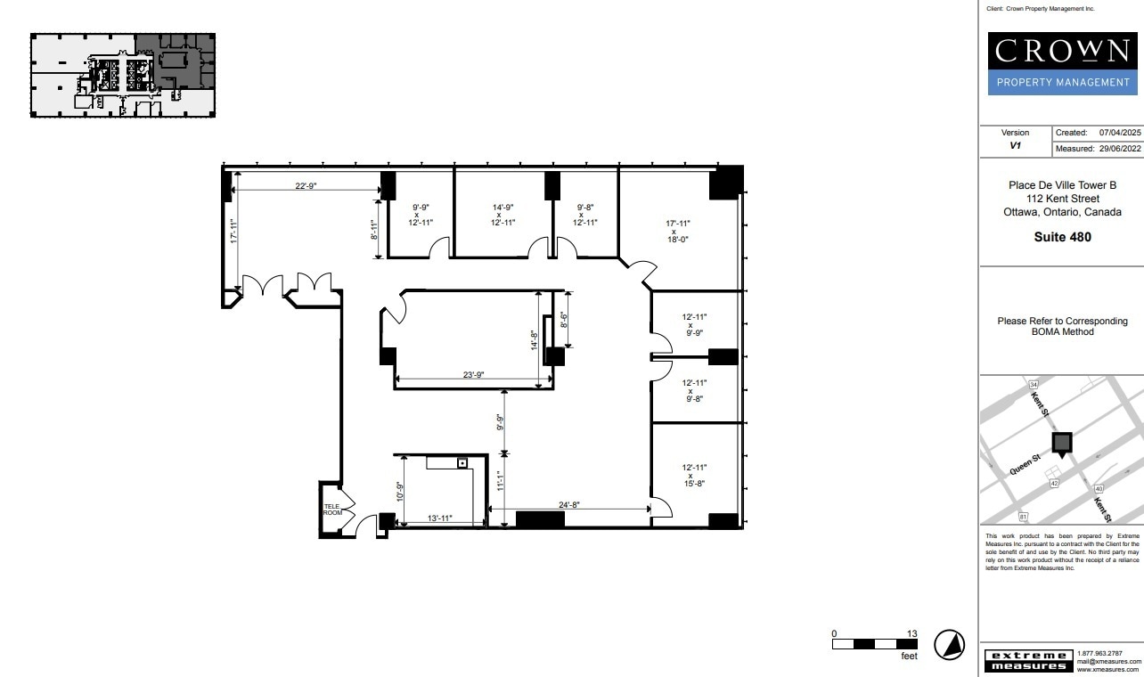 112 Kent St, Ottawa, ON for lease Floor Plan- Image 1 of 8