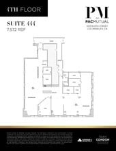 523 W 6th St, Los Angeles, CA à louer Plan d’étage- Image 1 de 3