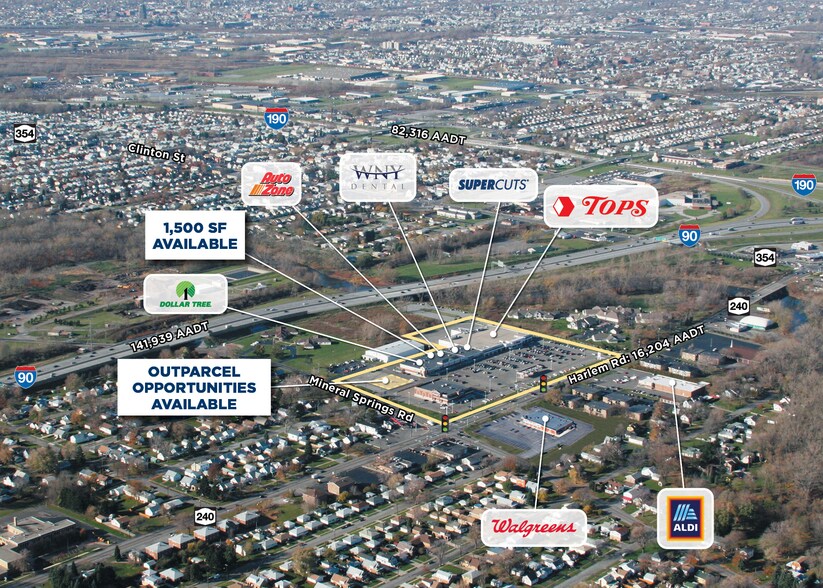 800-850 Harlem Rd, West Seneca, NY à louer - Aérien - Image 2 de 3