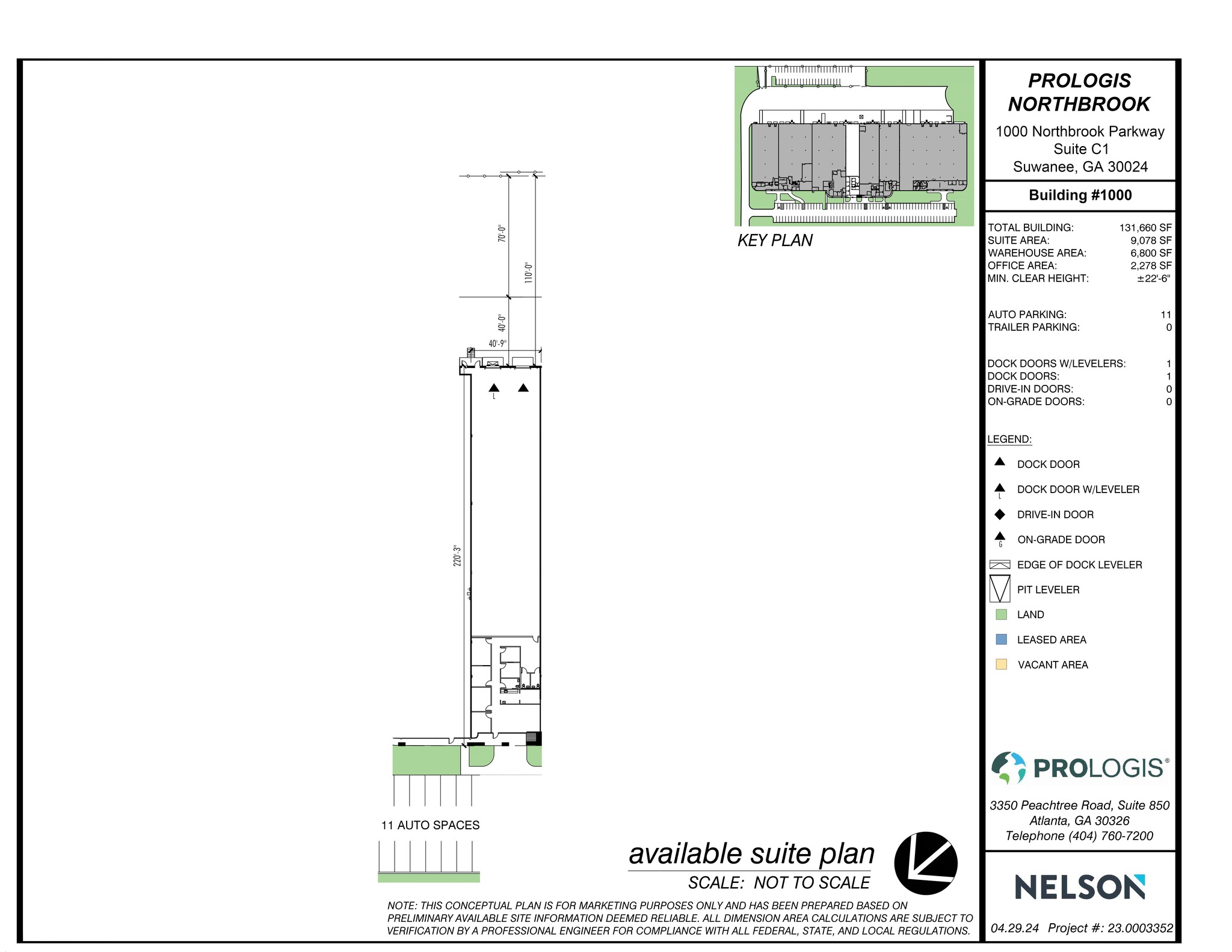 1000 Northbrook Pky, Suwanee, GA à louer Plan de site- Image 1 de 2