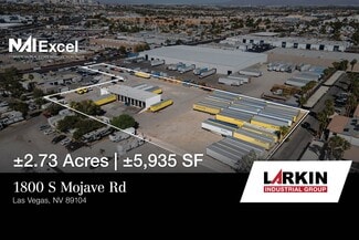 Plus de détails pour 1800 S Mojave Rd, Las Vegas, NV - Industriel à vendre