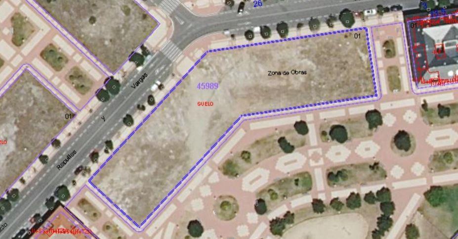 Terrain dans Salamanca, Salamanca à louer Plan de site- Image 1 de 2