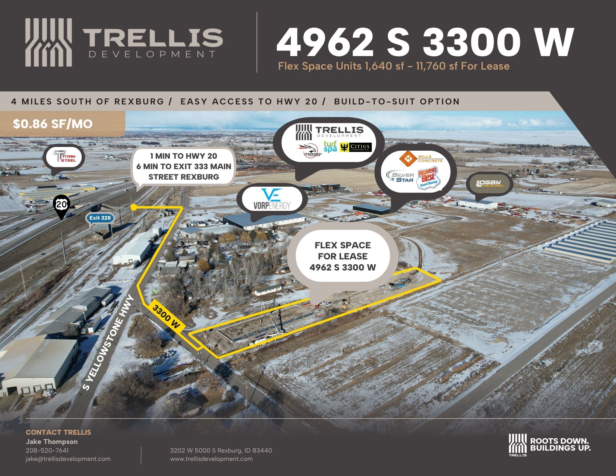 4962 3300 w, Rexburg, ID à louer Aérien- Image 1 de 13
