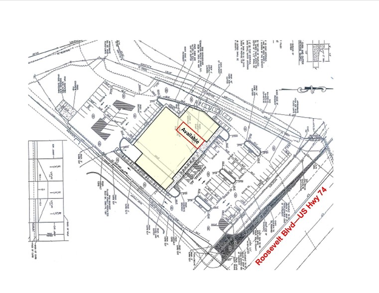 2515 W Roosevelt Blvd, Monroe, NC à vendre - Plan de site - Image 1 de 1