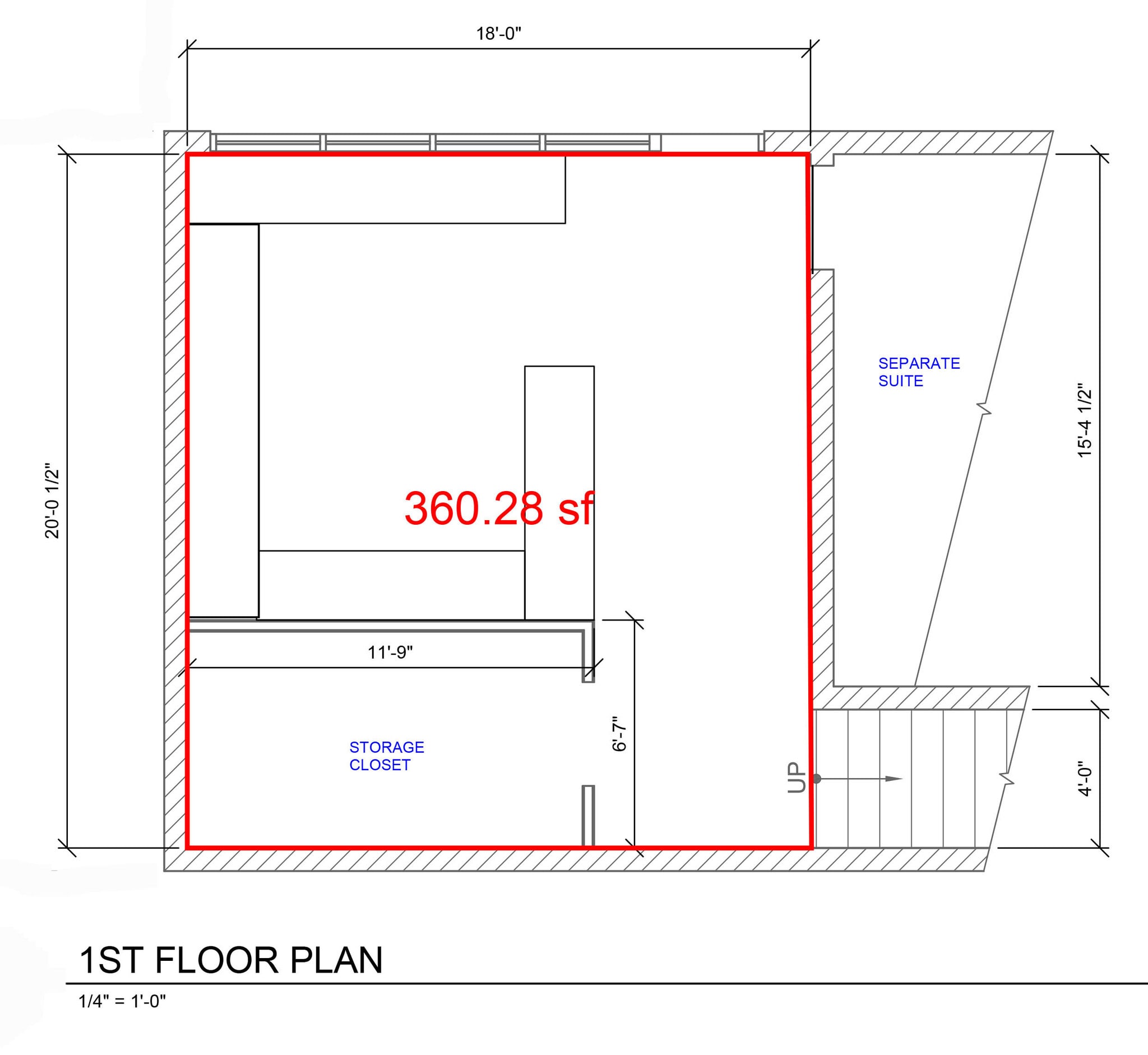 8283-8285 La Mesa Blvd, La Mesa, CA à louer Plan d’étage- Image 1 de 2
