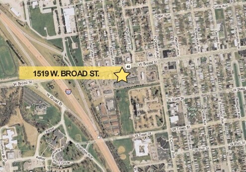 1469-1537 W Broad St, Columbus, OH à louer - Aérien - Image 2 de 4