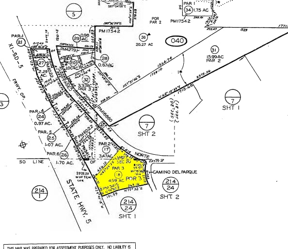 6183 Paseo del Norte, Carlsbad, CA for lease - Plat Map - Image 2 of 11