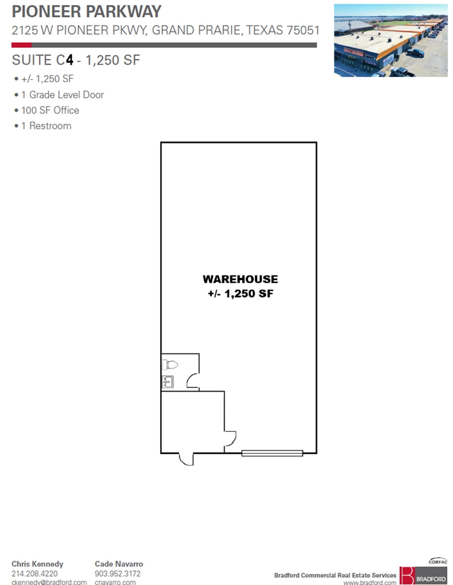 2125 W Pioneer Pky, Grand Prairie, TX for lease Floor Plan- Image 1 of 1