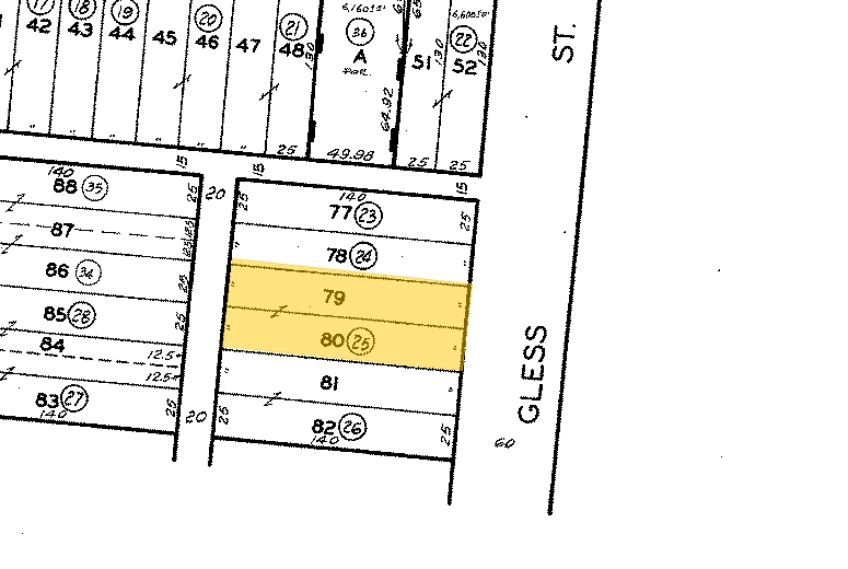 121 S Gless St, Los Angeles, CA for sale - Plat Map - Image 2 of 7