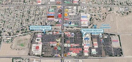 4124-4134 S Mooney Blvd, Visalia, CA - Aerial map view - Image1
