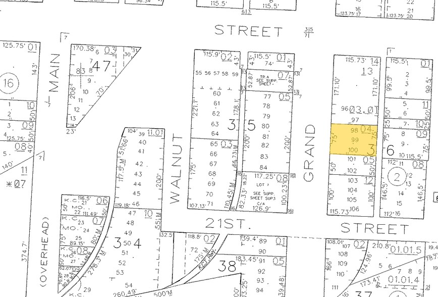 2015 Grand Blvd, Kansas City, MO à vendre - Plan cadastral - Image 1 de 1