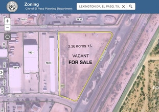 Railroad Drive, El Paso, TX - AÉRIEN  Vue de la carte - Image1