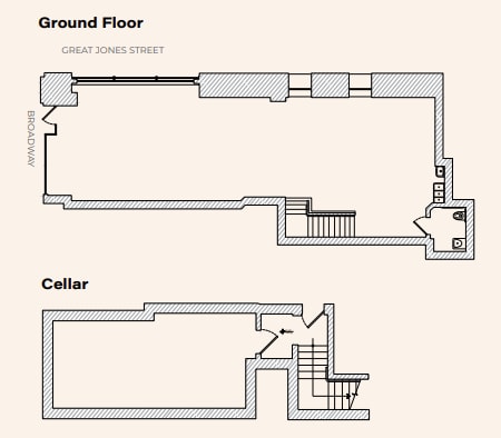 682 Broadway, New York, NY à louer Plan d’étage- Image 1 de 4