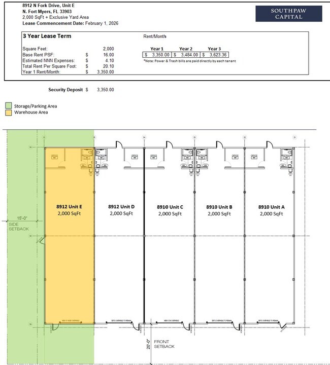 More details for 8911-8919 N Fork Dr, North Fort Myers, FL - Industrial for Lease