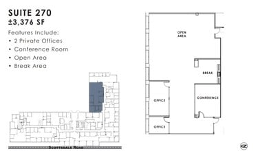 11333 N Scottsdale Rd, Scottsdale, AZ for lease Floor Plan- Image 1 of 1