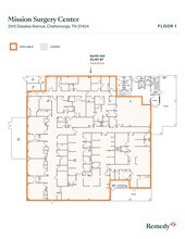 2515 DeSales Ave, Chattanooga, TN à louer Plan d’étage- Image 1 de 1