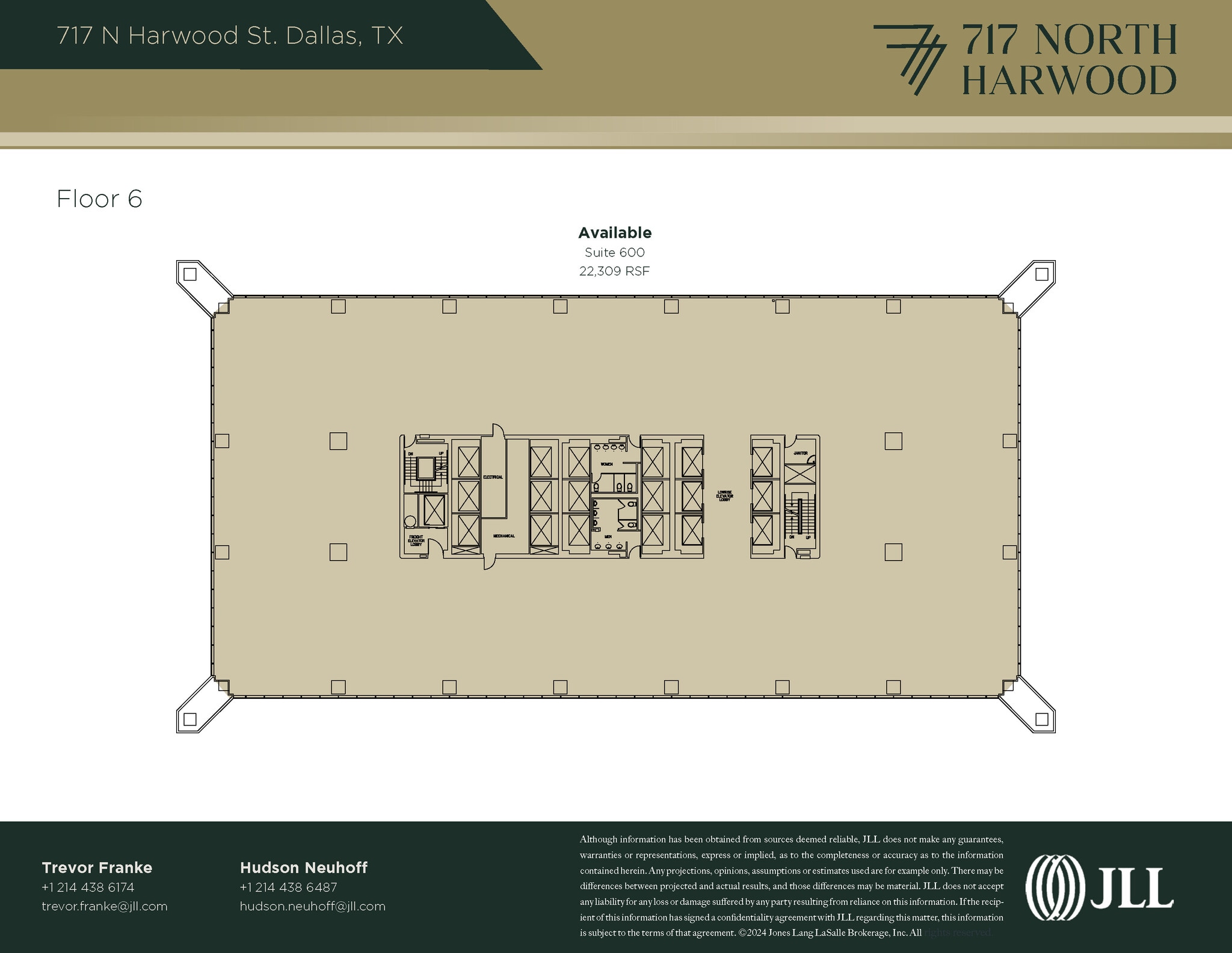 717 N Harwood St, Dallas, TX for lease Floor Plan- Image 1 of 1