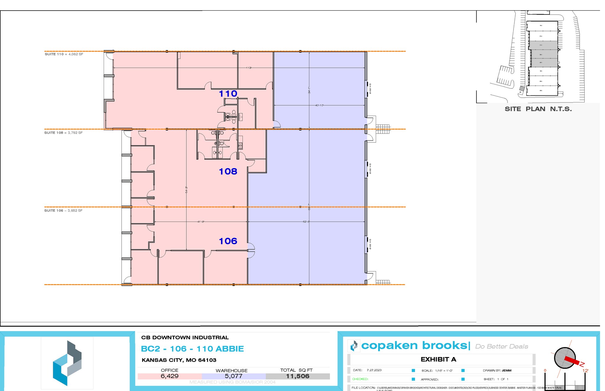 100-132 Abbie Ave, Kansas City, KS for lease Floor Plan- Image 1 of 1