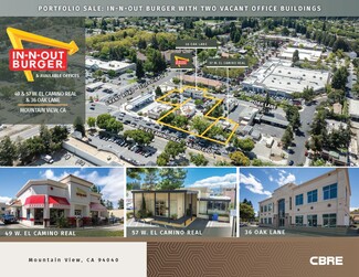 Plus de détails pour In-N-Out Burger with 2 Vacant Offices – à vendre, Mountain View, CA