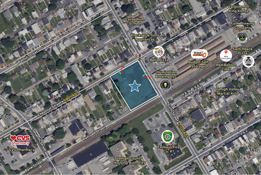 602 Chestnut St, Emmaus, PA à vendre - Photo du bâtiment - Image 2 de 2