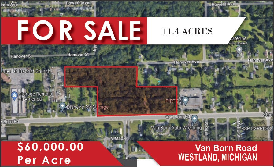 0 Van Born Rd, Westland, MI à vendre - Photo du bâtiment - Image 1 de 1