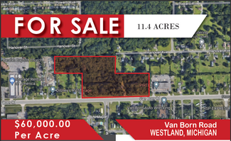 Plus de détails pour 0 Van Born Rd, Westland, MI - Terrain à vendre