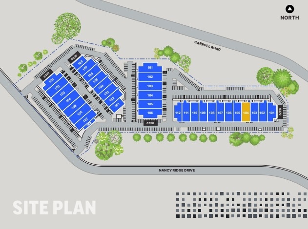 6310 Nancy Ridge Dr, San Diego, CA for lease Site Plan- Image 1 of 2
