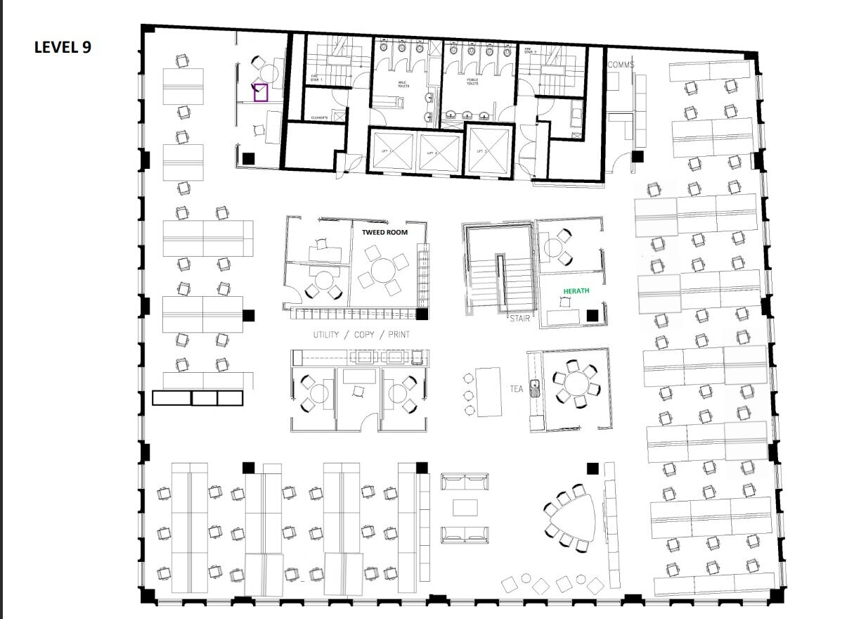 20 Berry St, North Sydney à louer Plan d’étage- Image 1 de 1