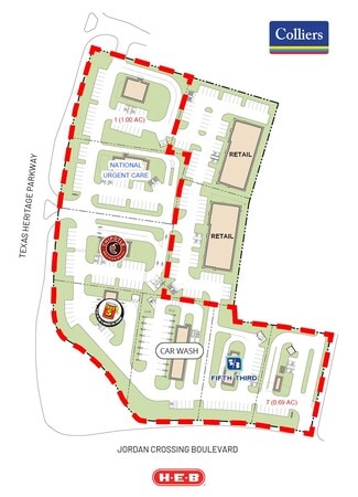 More details for NEC of Texas Heritage Pkwy & Jordan Crossing Blvd, Fulshear, TX - Land for Sale