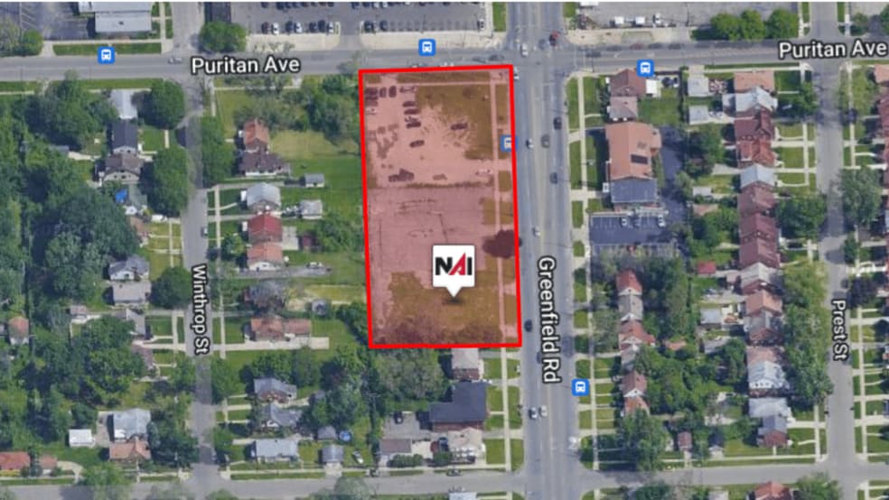 15875-15901 Greenfield Rd, Detroit, MI à vendre - Aérien - Image 1 de 1