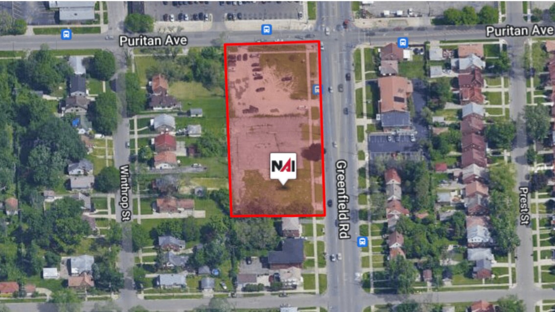 15875-15901 Greenfield Rd, Detroit, MI à vendre Aérien- Image 1 de 2