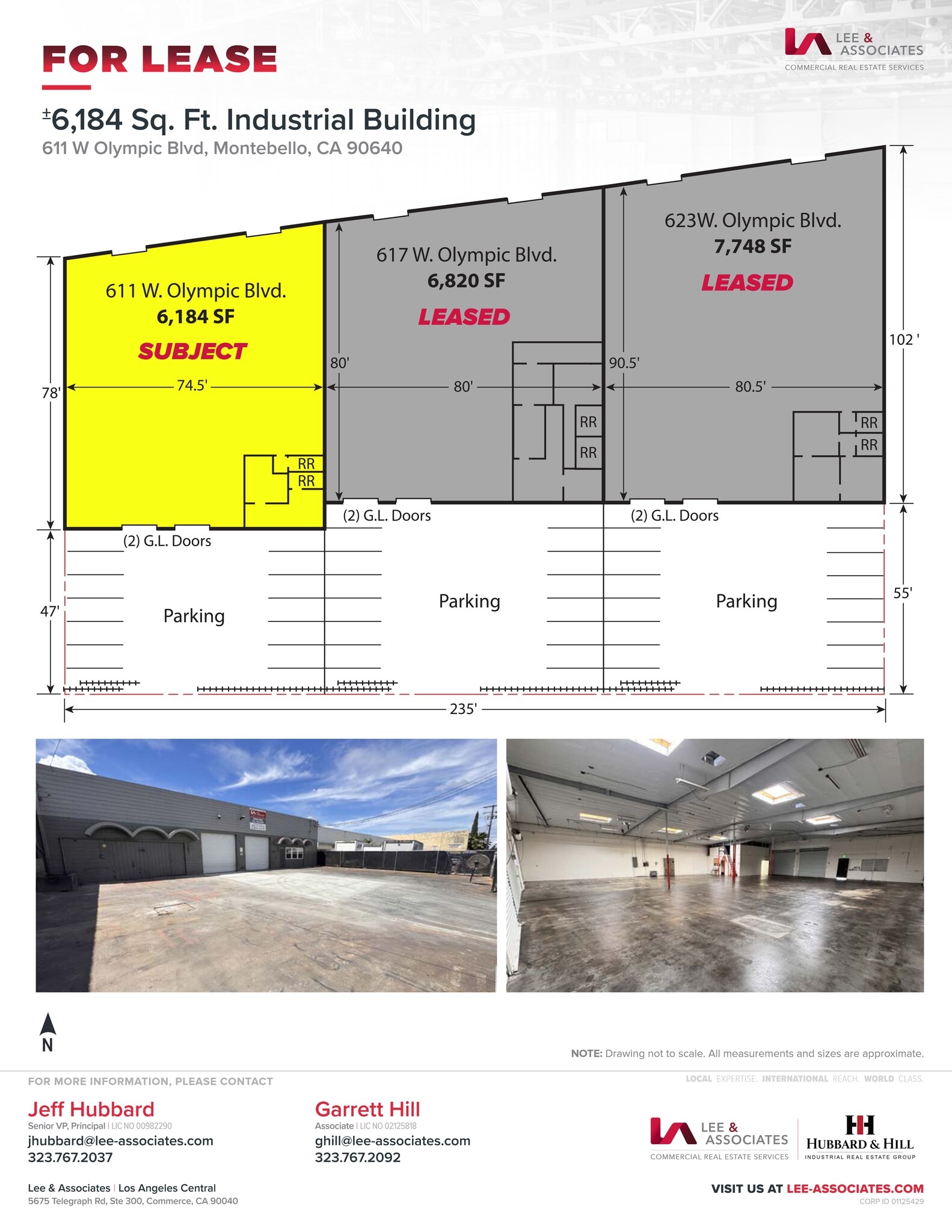 611-623 W Olympic Blvd, Montebello, CA à louer Plan de site- Image 1 de 2
