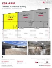 611-623 W Olympic Blvd, Montebello, CA à louer Plan de site- Image 1 de 2
