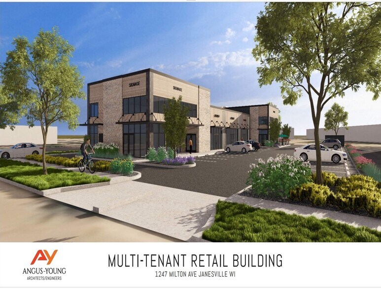 1247 Milton Ave, Janesville, WI à louer - Photo du bâtiment - Image 3 de 4