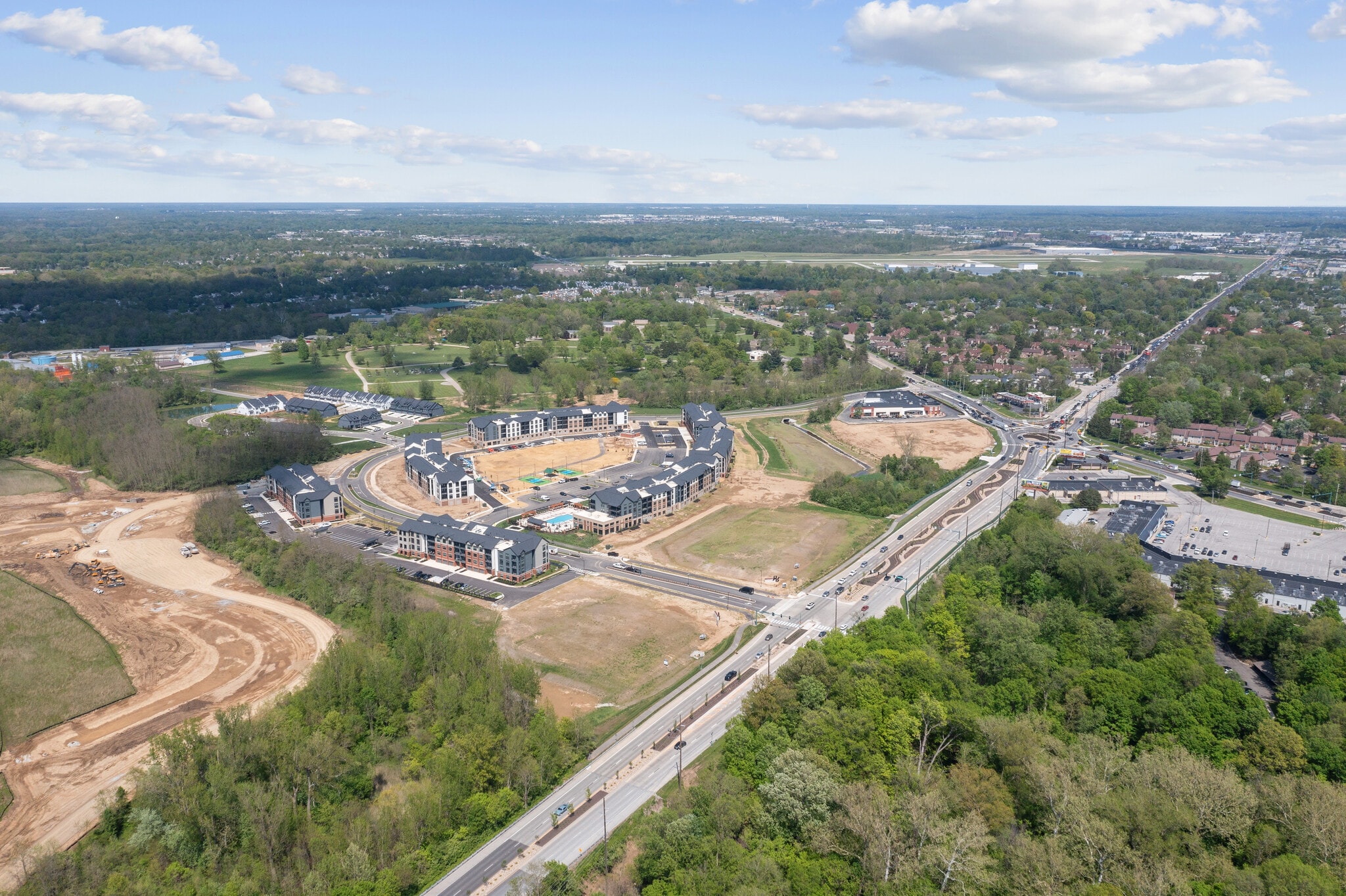 Allisonville Road & East 96th Street St, Fishers, IN for lease Aerial- Image 1 of 8